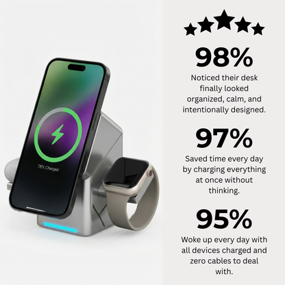 VYRO - 3 in 1 Magnetic Wireless Charging Station