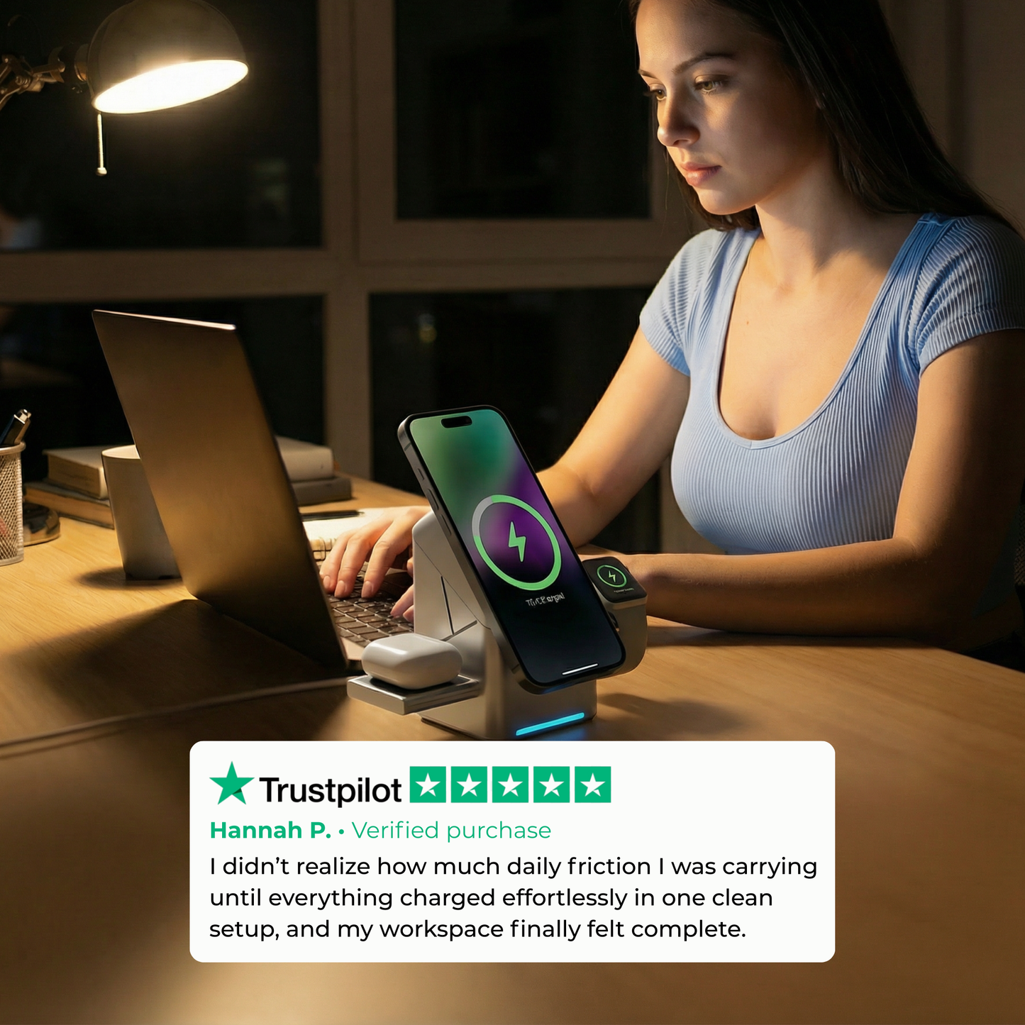 VYRO - 3 in 1 Magnetic Wireless Charging Station