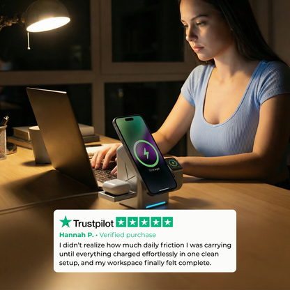 VYRO - 3 in 1 Magnetic Wireless Charging Station
