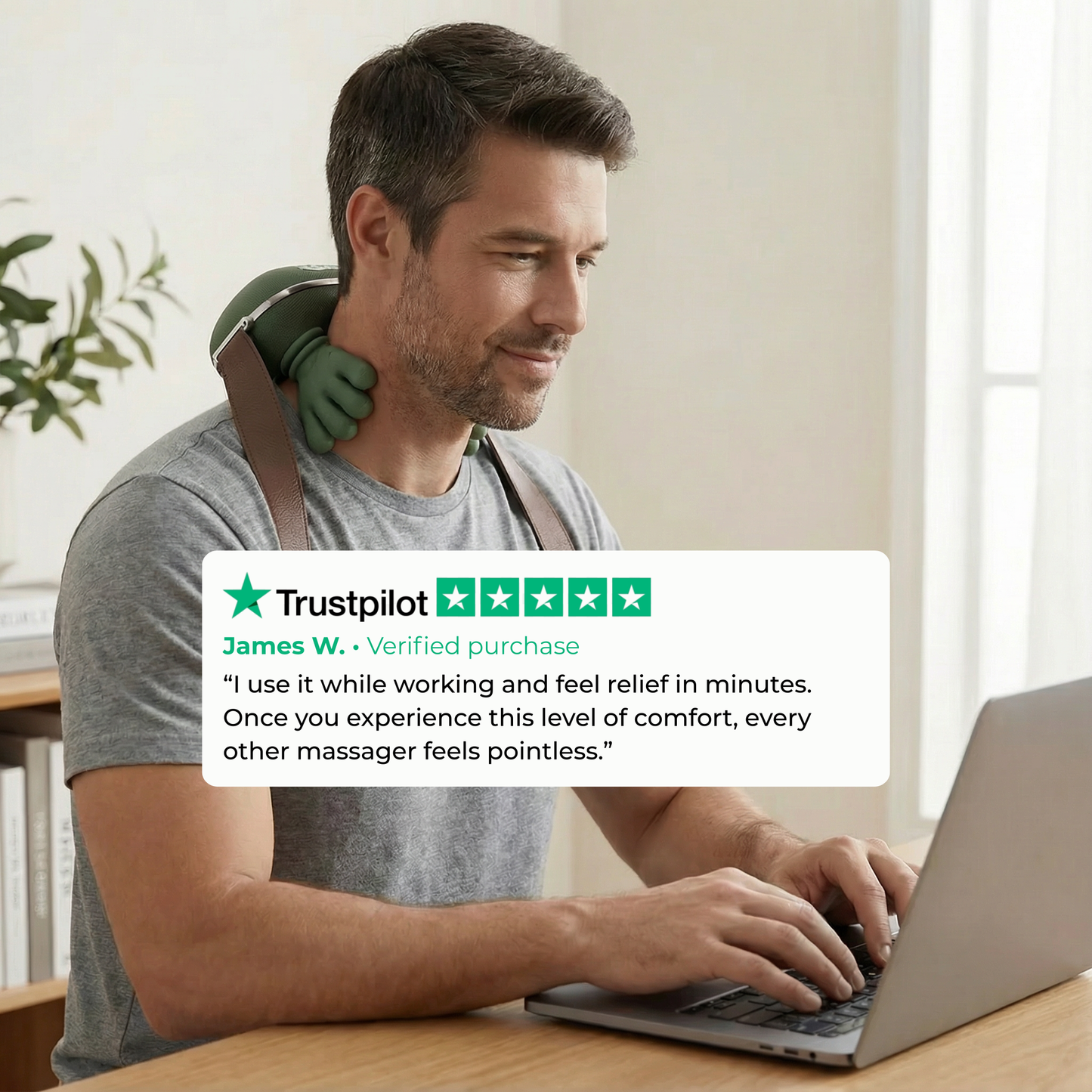 Palmix - Heated Neck & Back Massager