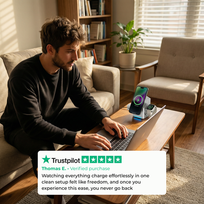 VYRO - 3 in 1 Magnetic Wireless Charging Station