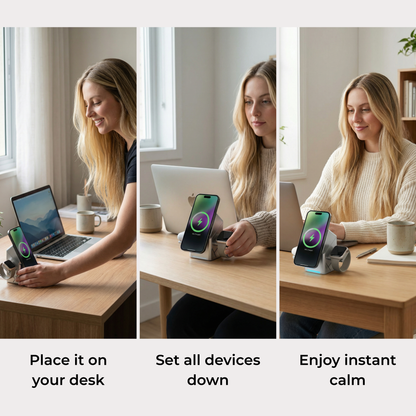 VYRO - 3 in 1 Magnetic Wireless Charging Station